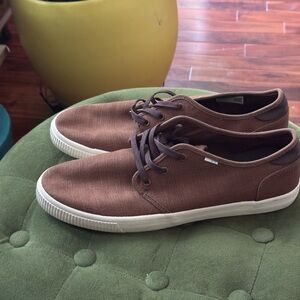 TOM’s Carlo Brown Canvas Men's Shoes 11